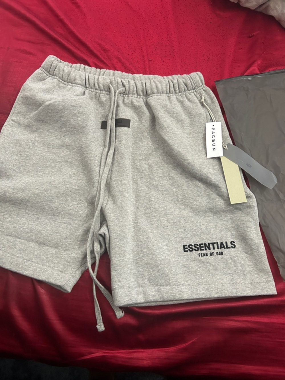 PacSun ESSENTIALS Fear of God Heather Gray Athletic Shorts